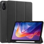 Gigapack Redmi Pad 2 GIGAPACK Tok álló, bőr hatású aktív FLIP, ceruza tartó, FEKETE GP-171811 (GP-171811)