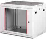 Lande PROlineB 600x450 lapraszerelt 9U 19" fali rack szekrény szürke LN-WB-09U6045-LG-F (LN-WB-09U6045-LG-F)