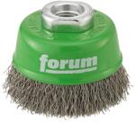 Forum Perie oala Forum, fir ondulat inox 0.3mm, M14, 60mm (4317784861564) - constructii-mag