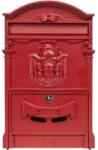 Z-tools Cutie Postala pentru Exterior, Rosie, Metal, 41 x 26 x 9 cm (ZLN-ZTS5577_R)