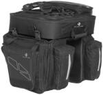 M-Wave Amsterdam Triple három részes részes csomagtartó táska, 62L, fekete