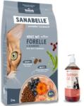 bosch BOSCH Sanabelle Adult pisztráng 8kg + Lab-V lazacolaj 100% kutyáknak és macskáknak minden korosztály számára