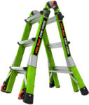 Little Giant Ladder Телескопична стълба от фибростъкло Little Giant, M13 Dark Horse 2.0, 4x3 стъпала (16113-440)