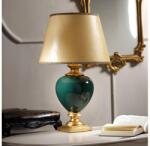 Onli - Asztali lámpa AMADEUS 1xE27/15W/230V 72 cm zöld/arany 225/GV (OL0541)