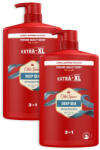 Old Spice Deep Sea 3 az 1-ben Tusfürdő és Sampon (2X1000 ml)