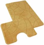 Kvalitex Set de covorașe de baie Kvalitex Labyrint auriu, 60 x 100 cm, 60 x 50 cm Covor baie