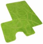 Kvalitex Set de covorașe de baie Kvalitex Elipse verde, 60 x 100 cm, 60 x 50 cm Covor baie
