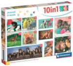 Clementoni 20283 Super Color 10 az 1-ben puzzle - Állati barátok (20283)