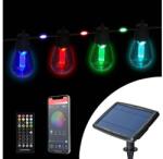 Phenom Napelemes Smart szolár fényfüzér 84+15 db RGB LED -14, 5 m-bluetooth 11748 (11748)