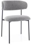  Szürke ELTON étkezőszék fekete lábakkal