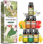 Phatoil Sweet Recipes Prémium Esszenciális Illóolaj Szett 6 db Illattal 6x10 ml (PH W241106A)