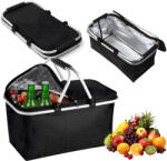 Malatec Összecsukható hőszigetelő bevásárlókosár kempingezéshez vagy bevásárláshoz 20 liter