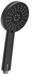INVENA DAFNI kézizuhany, 3 funkciós, fekete, waterplating bevonat (AS-02-004-S)