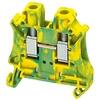 Schneider NSYTRV62PE Csavaros egyszintes földelőkapocs 1x1 csatlakozás 8, 2 mm 6 mm2 zöld-sárga Schneider (TRV62PE)