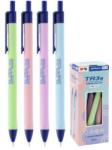 M&G Golyóstoll, háromszögletű M&G TR3s Semi-Gel 0, 7 mm (4 pasztell szín) kék tollbetéttel