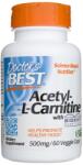 Doctor's Best Acetil-L-Carnitină cu carnitine Biosint 500 mg - 60 capsule Veg