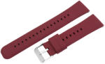 Műanyag okosóra szíj, gyorskioldós, bordó színű, normál hossz, 20 mm (9362-0)