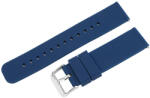  Műanyag okosóra szíj, gyorskioldós, kék színű, normál hossz, 22 mm (9364-9)