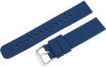  Műanyag okosóra szíj, gyorskioldós, kék színű, normál hossz, 20 mm (9364-0)