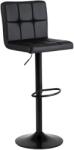 Klubfotel Bárszék NERO fekete műbőr/fekete váz