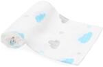 Scamp mintás textilpelenka - Szürke-kék felhő
