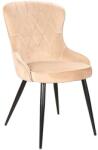 SIGNAL MEBLE Étkezőszék LOTUS VELVET bézs
