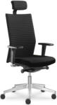 LD Seating ELEMENT 430-SYS irodai szék, fejtámlával, fekete színben