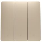 Luxion Háromgombos Kinetikus Kapcsoló, Távirányító, Önellátó Áramellátással - szin arany