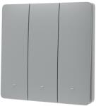 Luxion Háromgombos Kinetikus Kapcsoló, Távirányító, Önellátó Áramellátással - szin szurke