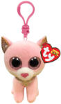 Ty Beanie Boos Fiona rózsaszín cica clip 8, 5 cm (35247)
