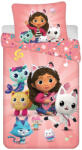 Jerry Fabrics Gyerek ágyneműhuzat Gabby's Dollhouse 140x200 cm + 70x90 cm
