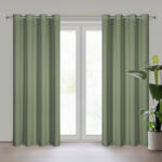  Rita egyszínű dekor függöny Olívazöld 140x250 cm (459385)