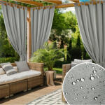  Garden vízálló kerti függöny elkötővel Ezüst 155x240 cm (423901)