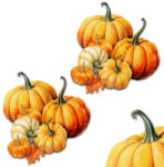  Nyomtatott dekorkarton - Tökök halomban 2db/csomag 6820