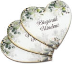  Nyomtatott dekorkarton - Köszönök mindent 3db/csomag - papelito