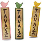  Nyomtatott dekorkarton - Tavasz tábla madárkával 3db/csomag - papelito