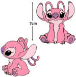  Nyomtatott dekorkarton - Angel figura (Stitch) 2db/csomag - papelito