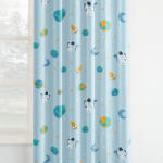 Goldea gyerek pamut függöny - űrhajósok az űrben 140x150 cm