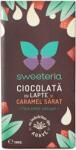 SWEETERIA Ciocolata cu lapte si caramel sarat 100g, Sweeteria