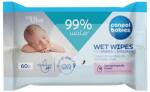 Canpol Мокри кърпички с 99% вода Canpol - За бебета и деца, 60 броя (14/200C) - baby