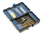 Högert Technik Set 56 biti de impact cu burghie pentru metal (HT1S803) Set capete bit, chei tubulare