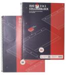 Fűzfői Papírmanufaktúra Spirálfüzet Fűzfői A/4 80 Lapos Duo vonalas-kockás