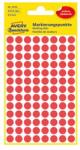 AVERY Etikett AVERY 3010 jelölőpont 8mm piros 416 darabos (3010) - robbitairodaszer