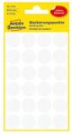 AVERY Etikett AVERY 3170 öntapadó jelölőpont fehér 18mm 96 jelölőpont/csomag (3170) - robbitairodaszer