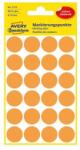 Avery Etikett AVERY 3173 jelölőpont 18mm neon narancs 96 darabos (3173) - robbitairodaszer
