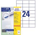 AVERY Etikett AVERY 3474 70x37mm univerzális 2400 címke/doboz 100 ív/doboz (3474) - robbitairodaszer