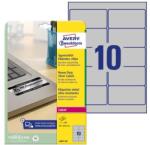 Avery Etikett AVERY L6012-20 96x50, 8mm laser ezüst 200 címke/doboz 20 ív/doboz (L6012-20) - robbitairodaszer