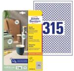 AVERY Etikett AVERY L6019REV-25 10mm kör univerzális (L6019REV-25) - robbitairodaszer