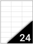 Fortuna Etikett FORTUNA 64, 6x33, 8mm univerzális 2400 címke/doboz 100 ív/doboz (01.01315) - robbitairodaszer