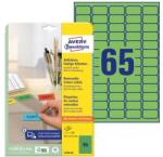 Avery Etikett AVERY L4792-20 38, 1x21, 2mm zöld 1300 címke/doboz 20 ív/doboz (L4792-20) - robbitairodaszer